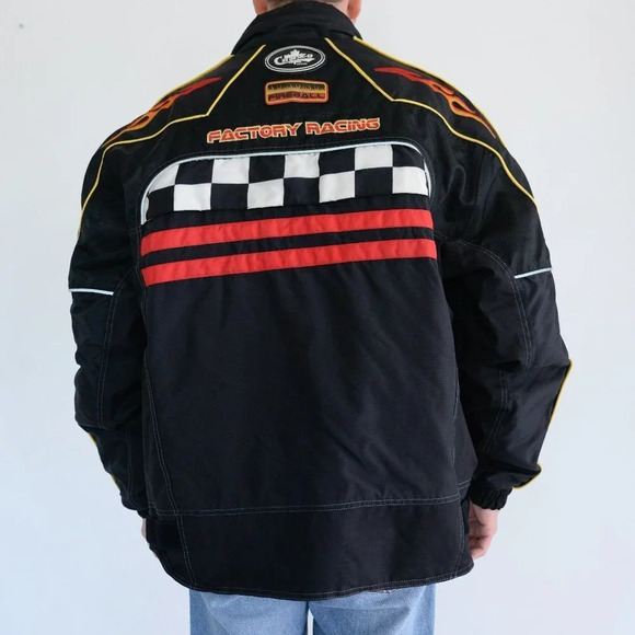 Vintage Choko Designs Black & Red with Thermolite Performance "Fireball"  Jacket - Picture 3 of 13